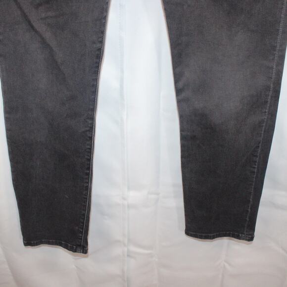 Gap 1969 Women’s Black Legging Jeans Size 33/16 Stretch Skinny Mid Rise - Picture 4 of 8